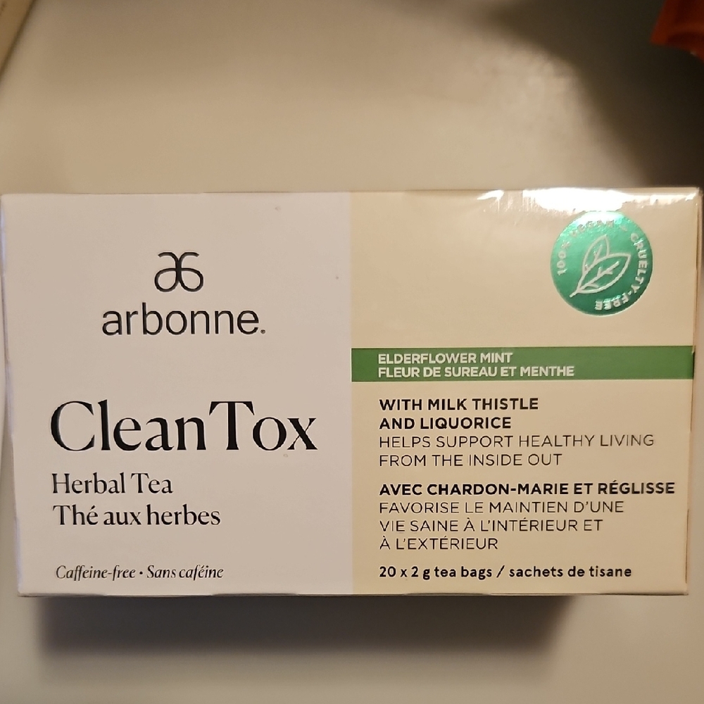 Arbonne CleanTox Herbal Tea - Milk Thistle And Liquorice